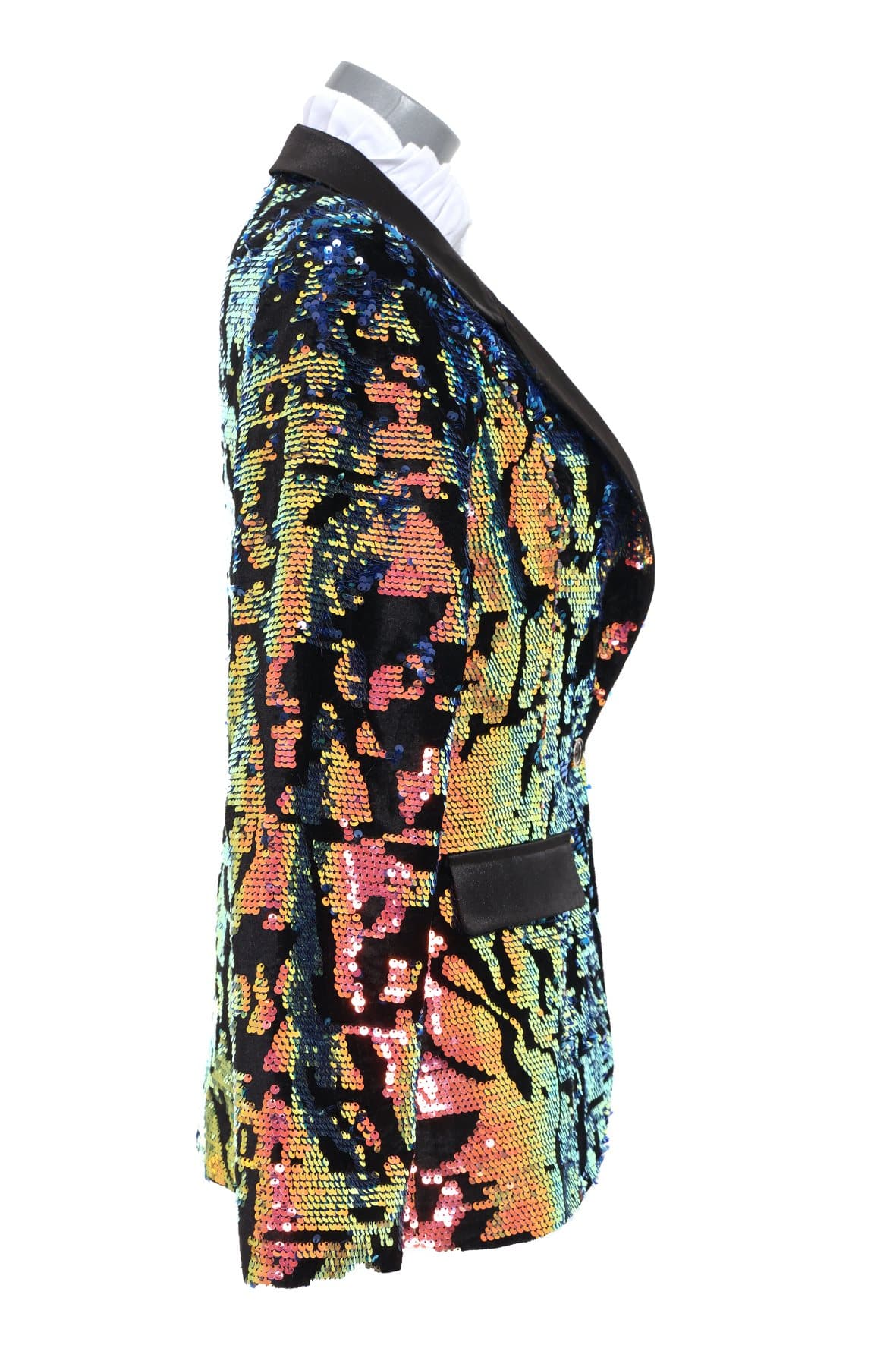 Dames glitter colbert multi