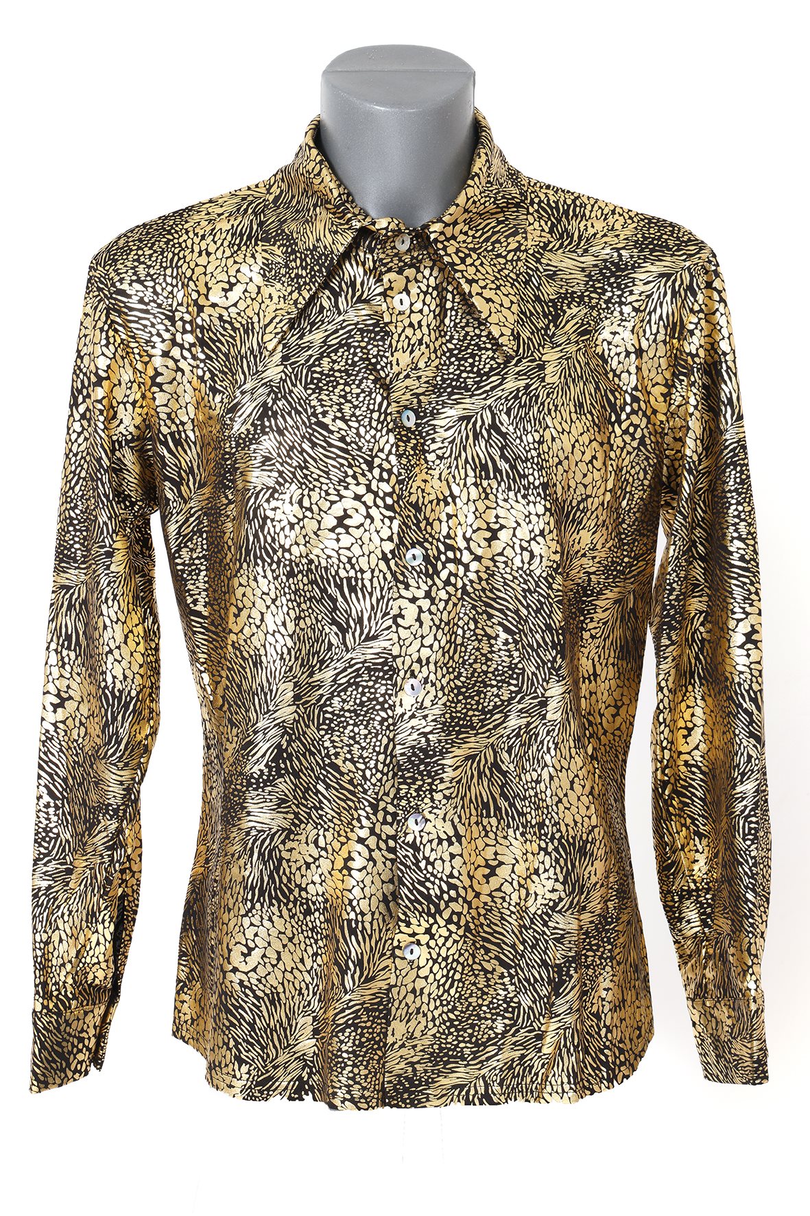 Herenblouse cool gold