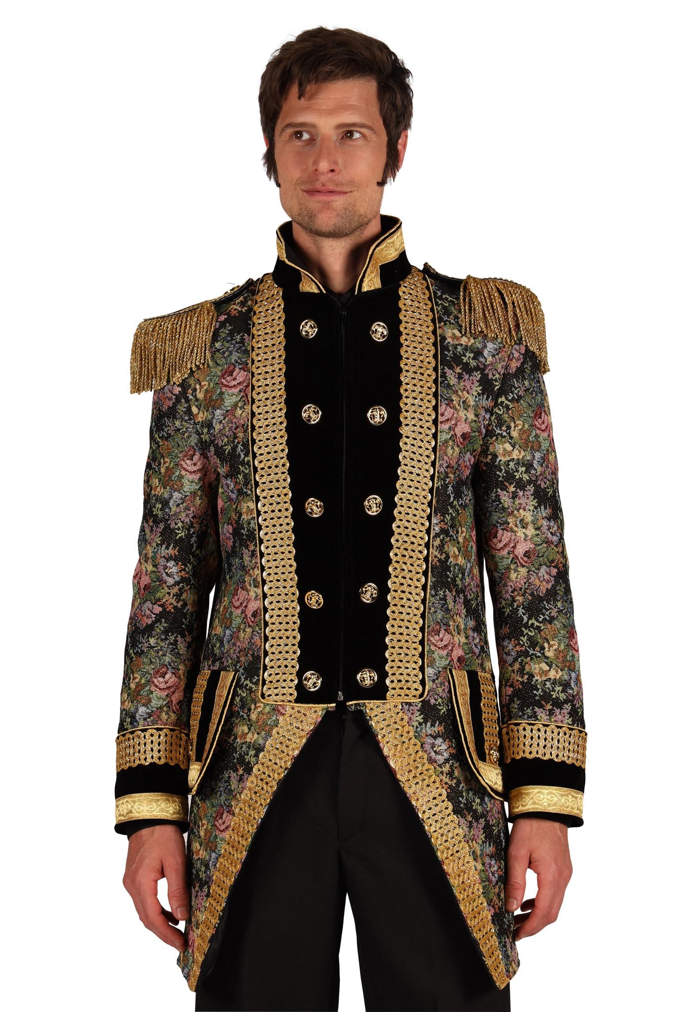 Classic Style – Luxe Heren Carnavalsjas Zwart