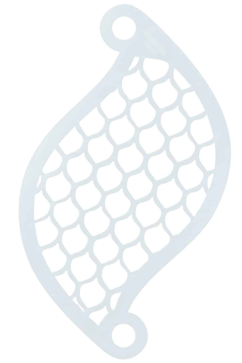 Superstar Sjabloon Scales – Schminksjabloon Schubben