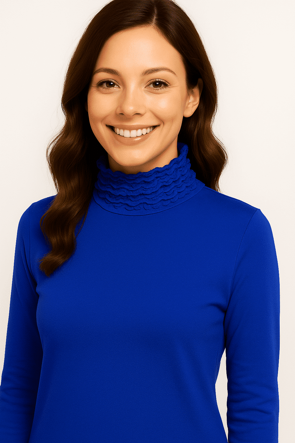 Dames Coltrui met Ruchekraag