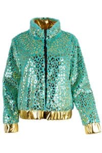 Jasje pluche turquoise
